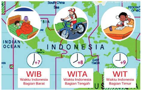 Gambar Pembagian Wilayah Waktu Indonesia Coretan Guru Daerah Gambar ...