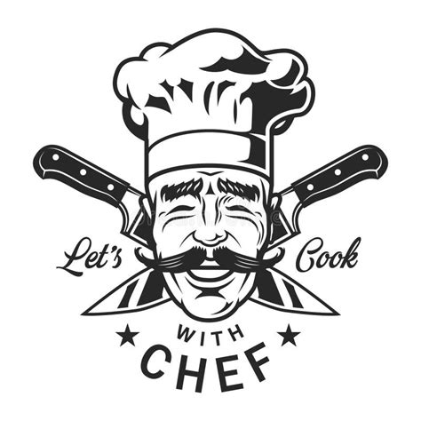 Logotipo Del Cocinero Del Restaurante Del Vintage Ilustración del ...