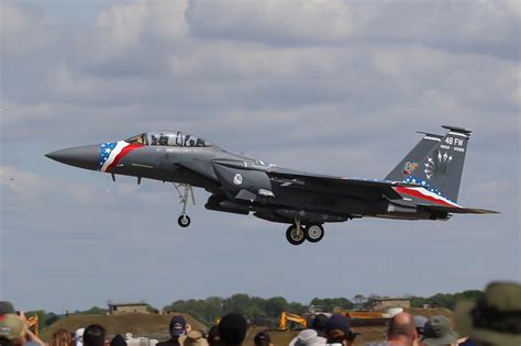 48th Fighter Wing's New Heritage F-15E Pays Visit To Mach Loop Before ...