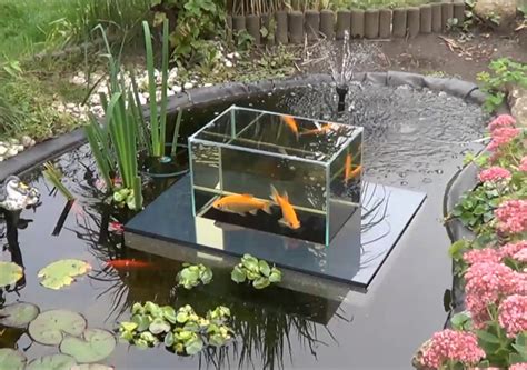 Flying Aquarium - Above The Water Floating Koi / Goldfish Observation Tank | The Green Head