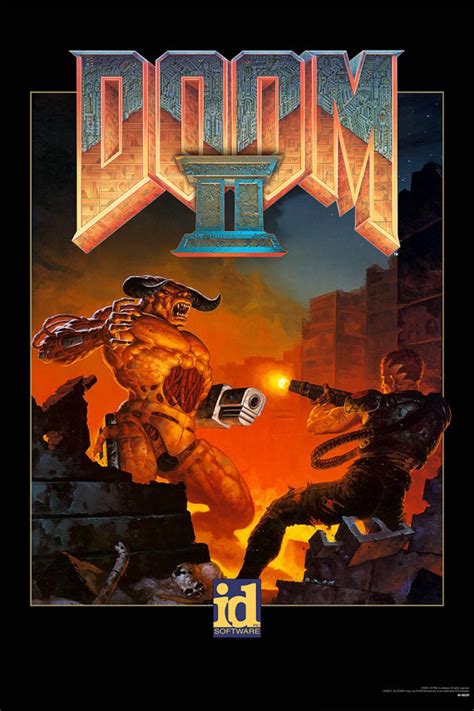 DOOM II Video Game Poster Multiple Sizes Available - Etsy UK | Video game posters, Retro gaming ...