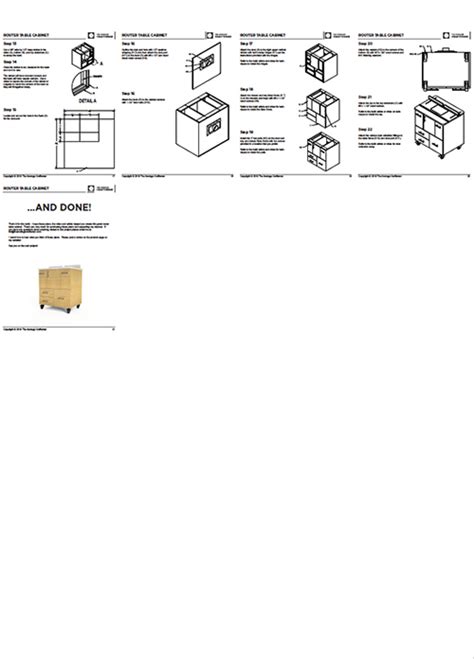 Router Table Cabinet Plans - The Average Craftsman