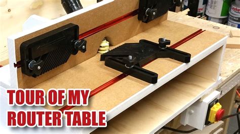 Router table tour - using a Triton TRA001 / TRB001 router - YouTube