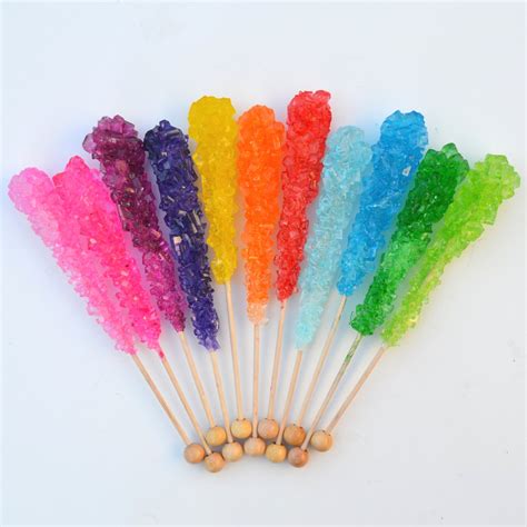 Rock Candy Sticks / Flavoured Sugarar Swizzle Sticks