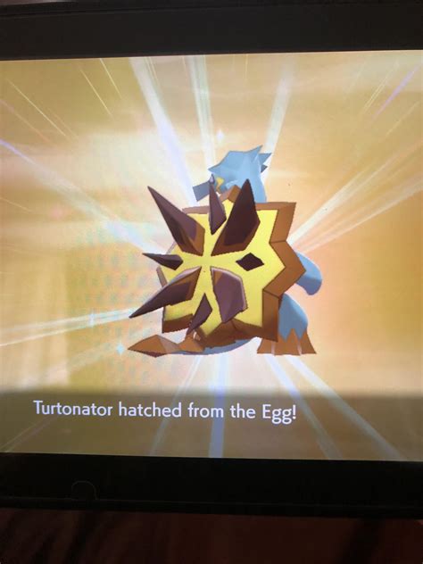 Shiny Turtonator: 260 eggs for this absolute unit. : r ...