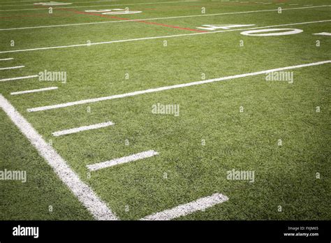 Football field markings Stock Photo - Alamy