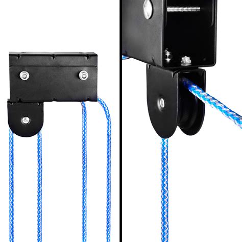 New Kayak Hoist Ceiling Rack Bike Lift Pulley System Garage Storage Rope 45kg | eBay