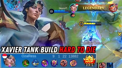 New Hero Xavier Tank Build Gameplay - Mobile Legends Bang Bang in 2022 ...