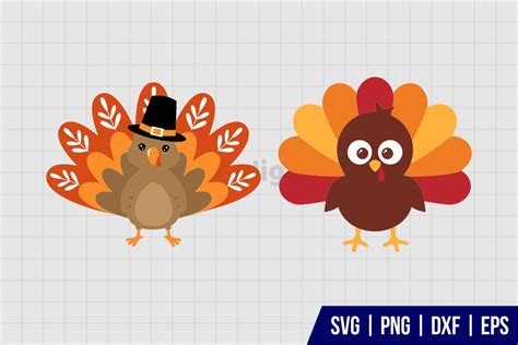 Thanksgiving Turkey SVG - Gravectory