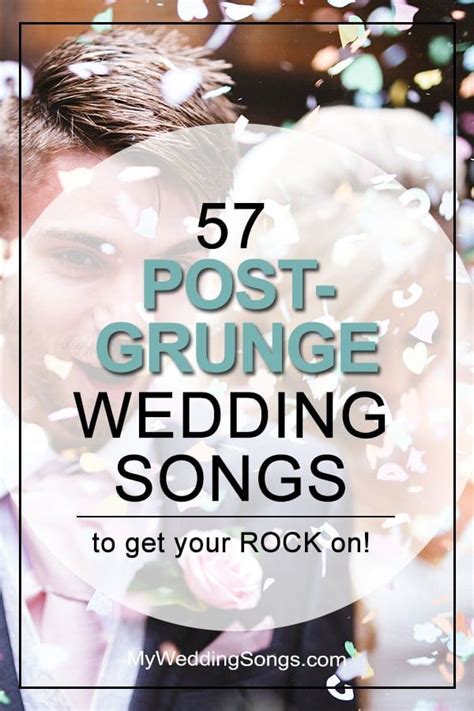 57 Post-Grunge Wedding Songs To Get Your Rock On | Grunge wedding, Rock wedding songs, Rock wedding