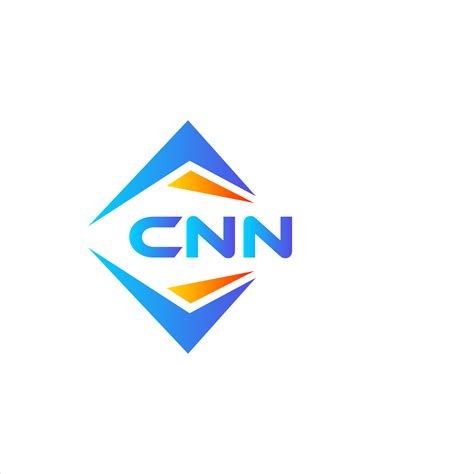 CNN abstract technology logo design on white background. CNN creative ...