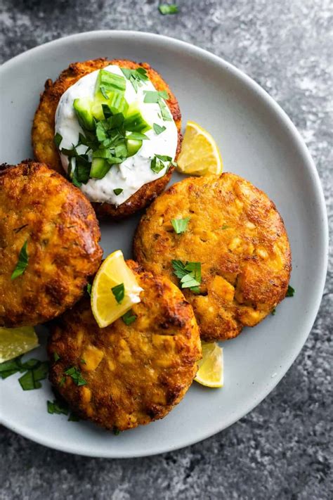 Air Fryer Salmon Patties (Golden + Crispy) - sweetpeasandsaffron.com