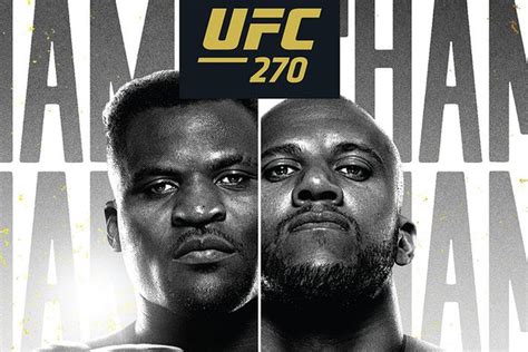 UFC 270: The Ultimate Fighting Championship Kicks Off 2022 in Style - The English Emigre