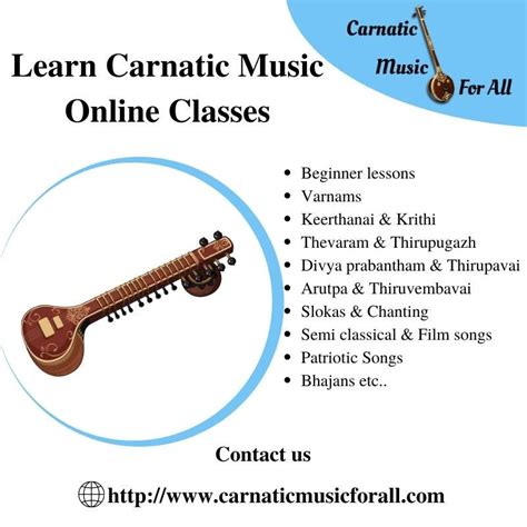 Online Vocal Lessons | Learn Carnatic Music Online Classes - Carnaticmusicseo - Medium