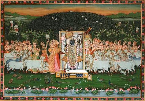 Lord Krishna Sandhya Aarti par l'artiste Rajendra Khanna | autres peintures Gond Painting ...