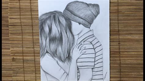 Couple Drawings, Easy Drawings, Very Easy Drawing, Valentines Day Drawing, Art How, Step By Step ...