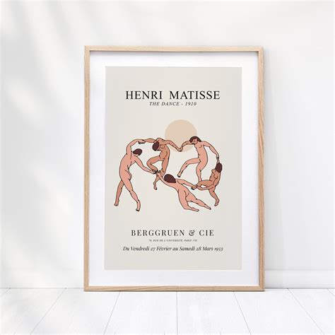 Henri Matisse the Dance Print Exhibition Poster DIGITAL - Etsy