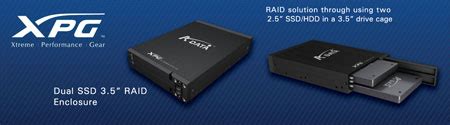 A-DATA XPG Dual SSD 3.5” RAID Enclosure | HotHardware