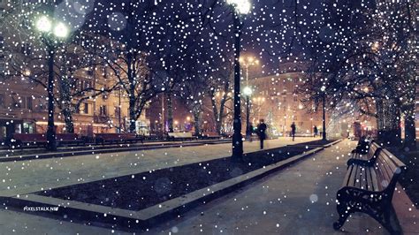 Aesthetic Winter City Wallpapers - Wallpaper Cave