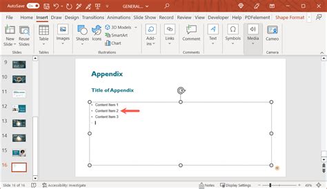 How to Add an Appendix to Your PowerPoint Presentation