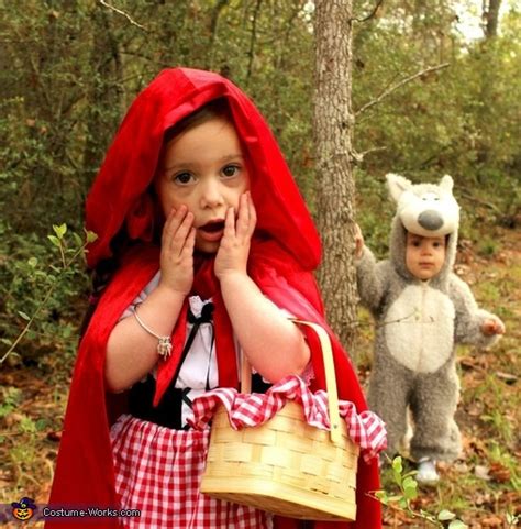 Little Red Riding Hood and the Big Bad Wolf - Halloween Costumes for Kids