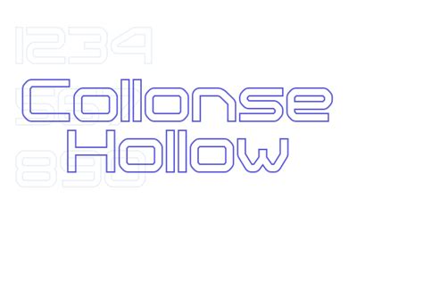 Collonse Hollow - Font Free [ Download Now ]