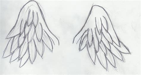 Angel wings by Pikoto on DeviantArt | Pencil drawings, Pencil drawings ...