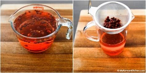 Omija Tea (Five Flavor Berry Tea) - My Korean Kitchen