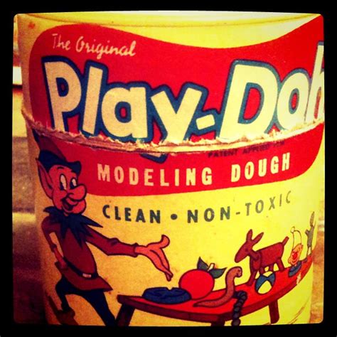Super Rare Original " Play Doh" can using the Word "Dough" generically rather that "Modeling ...