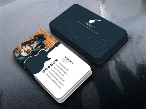 Guitar Musician Business Card :: Behance