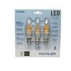 Kichler 3-Pack 60 W Equivalent Dimmable Soft White B10 LED Decorative Light Bulbs at Lowes.com