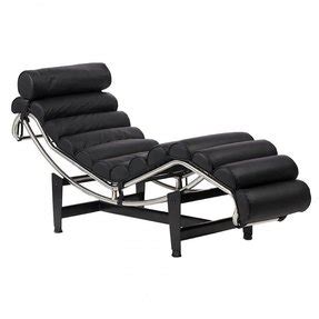 Black Leather Chaise Lounge - Foter