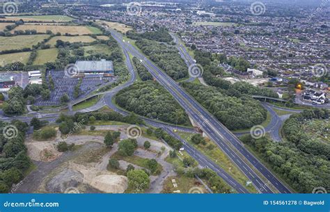 Aerial View of the White Heart Roundabout in Swindon Editorial Stock ...