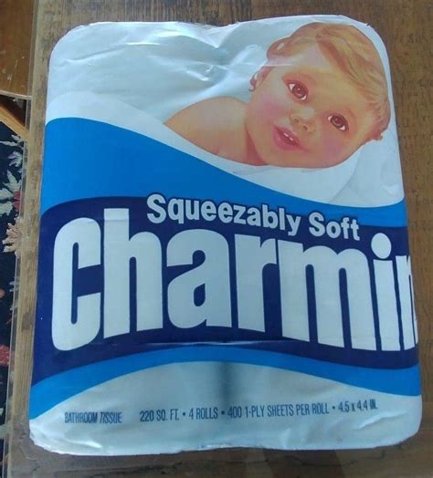 Vintage Charmin Colored Toilet Paper Blue Mr. Whipple Don't Squeeze The Charmin | #1954794250