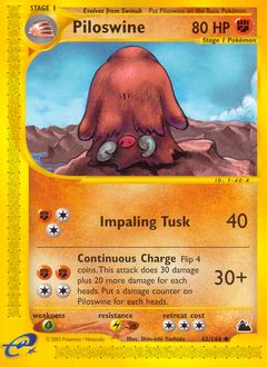 Piloswine Pokémon Card Value & Price | PokemonCardValue