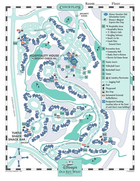 Old Key West Resort Map | Magical Journeys