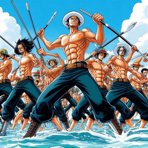 [ONE PIECE] Marine soldiers training on a beach by Wguayana on DeviantArt