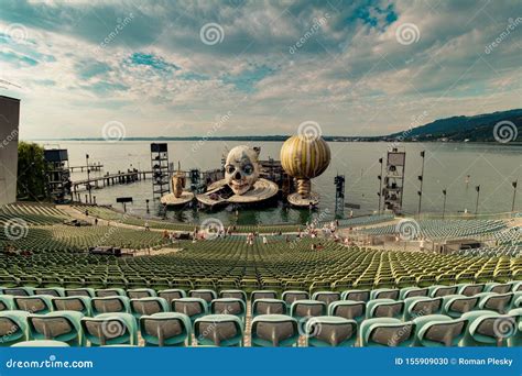 Floating Stage of the Bregenz Festival in Bregenz on Lake Constance ...