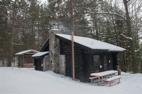 Cliffs and Ruins: Snowshoeing and Cabin Camping at Wilderness State ...