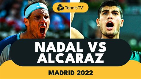 HISTORIC Rafael Nadal vs Carlos Alcaraz Battle | Madrid 2022 Highlights - Win Big Sports