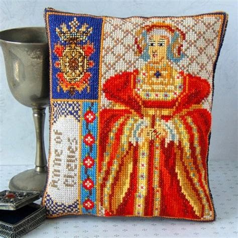 Anne of Cleves Miniature Portrait Mini Cushion Cross Stitch - Etsy