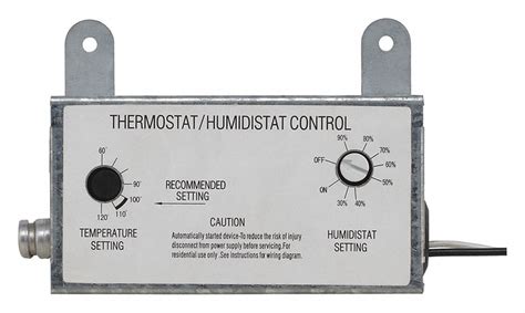 Attic Fan Thermostat Setting