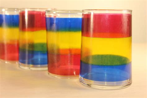 Vintage Rainbow Drinking Glasses Colorful Taper Mid Century | Etsy