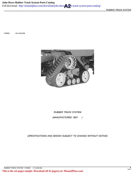 John Deere Rubber Track System Parts Catalog by GerardoSchinkeb - Issuu