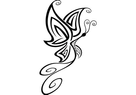 Butterfly Tattoo Vector - Download Free Vector Art, Stock Graphics & Images