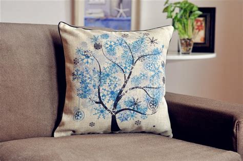 18" Four Seasons Wishing Tree Cotton Linen Throw Pillow Case Cushion Covers | eBay