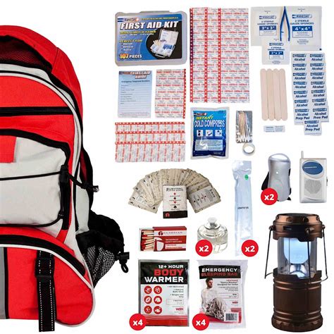 Family Emergency Power Outage Blackout Kit with Backpack