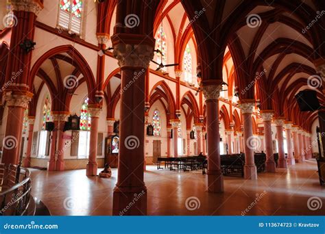 Saint Mary`s Catholic Cathedral Church Interior Architecture in Madurai ...