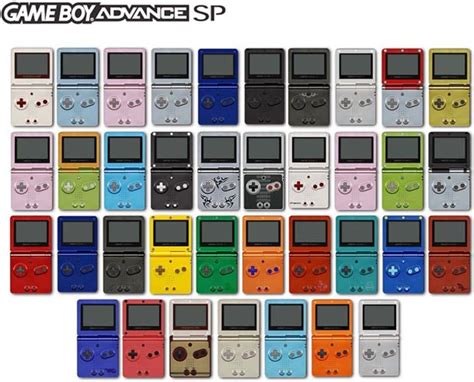 Nintendo Gameboy Advance GBA SP Console - All Colours