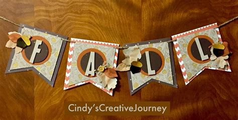 Cindy's Creative Journey: Fall Banner Class